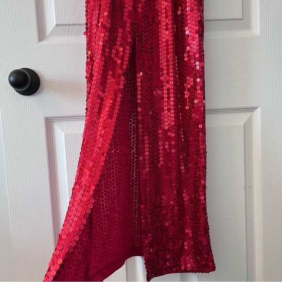 Fun Papell Boutique sequined evening dress, red, size 10 - Picture 5 of 6